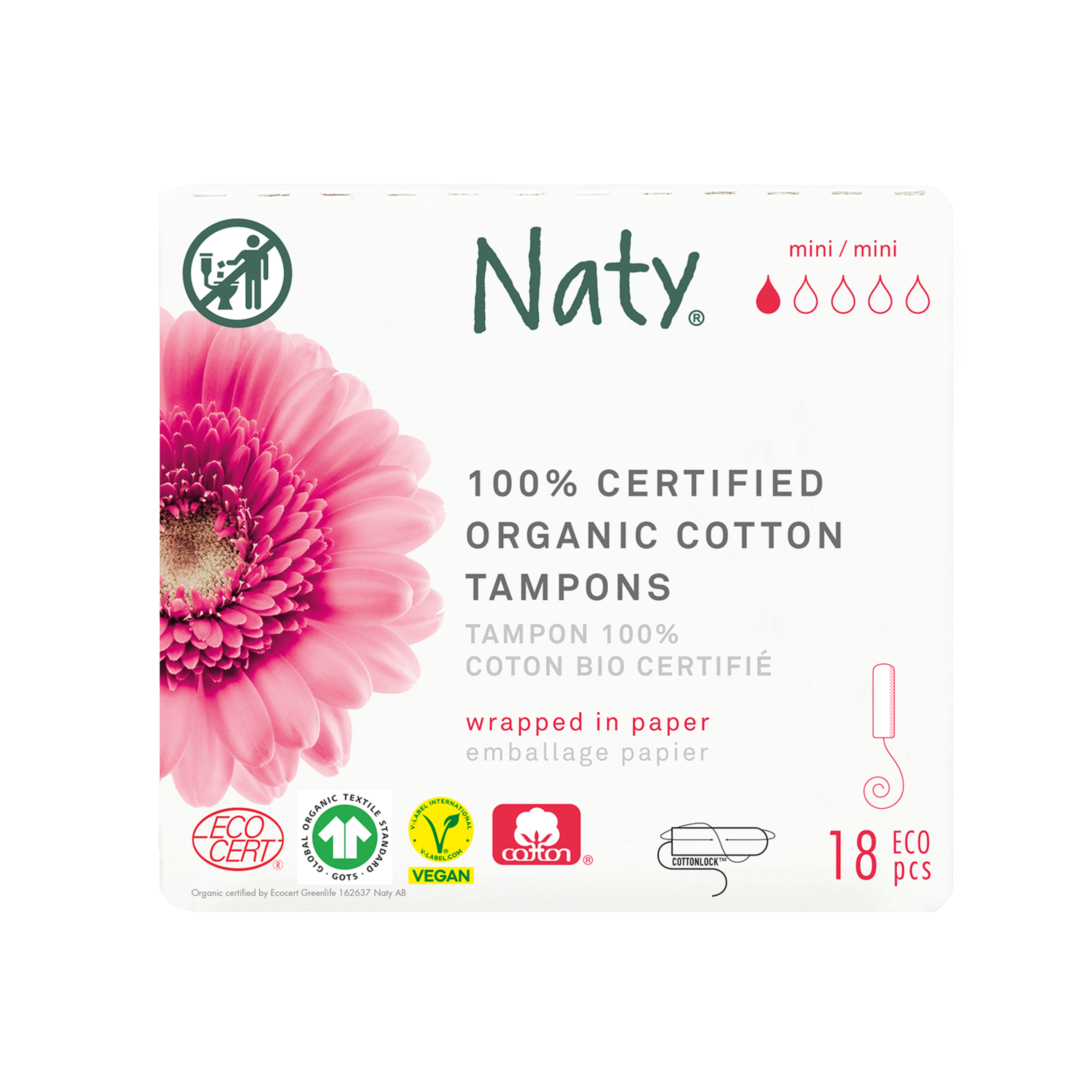 Tampons (Mini), , grid, Eco by Naty